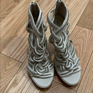 Chain detail heels